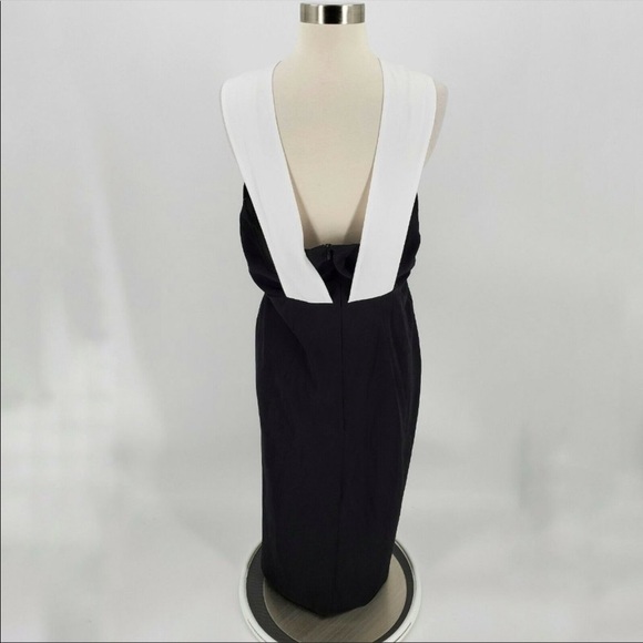 TOPSHOP Halter Midi Cocktail Dress Satin 14 NWOT - Picture 4 of 7